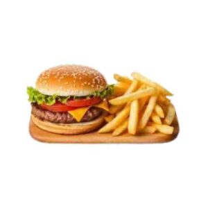 Hamburguesa con Fritas